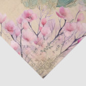 Elegantes japanisches Themed Decoupage Crafting Seidenpapier (Detail)