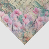 Elegantes japanisches Themed Decoupage Crafting Seidenpapier (Detail)