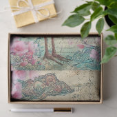 Elegantes japanisches Themed Decoupage Crafting Seidenpapier (Geschenk)