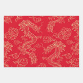 Elegantes japanisches Wrapping Paper | Traditionel Geschenkpapier Set (Vorderseite 3)