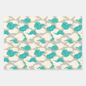 Elegantes japanisches Wrapping Paper | Traditionel Geschenkpapier Set (Vorderseite 2)