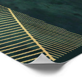 Elegantes Joint Double Birthday Twin Poster (Ecke)