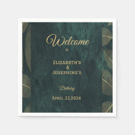 Elegantes Joint Double Birthday Twin Poster Serviette