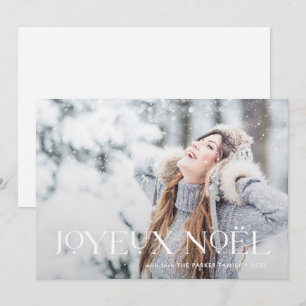 Elegantes Joyeux Noel   Ein Foto Weihnachten