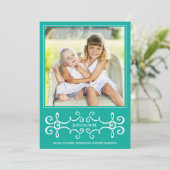 Elegantes Joyeux Weihnachten (Stehend Vorderseite)