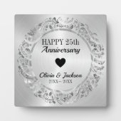 Elegantes Jubiläum Fotoplatte (Vorderseite)