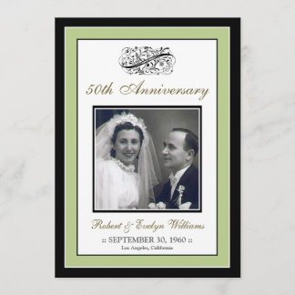 Elegantes Jubiläum Party Custom Invitation (Weise) Einladung