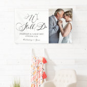 Elegantes Jubiläum Vow Renewal Foto Banner (Insitu)