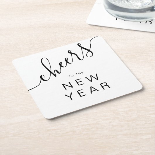 Elegantes Juers Silvester-Party Rechteckiger Pappuntersetzer (angewinkelt)