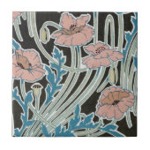 elegantes Jugendstil-Design Fliese (Vorderseite)