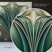 Elegantes Jugendstil Fliese