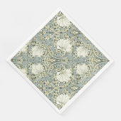 Elegantes Jugendstil-Imperial Design von Morris Serviette (Ecke)