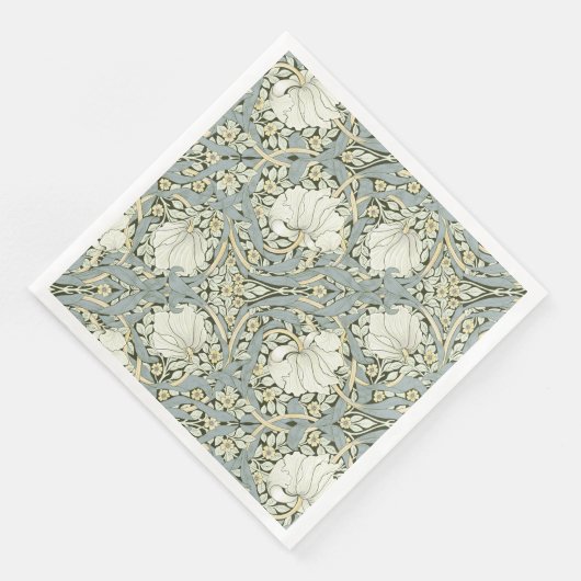 Elegantes Jugendstil-Imperial Design von Morris Serviette (Ecke)