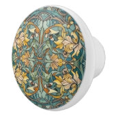 elegantes Jugendstil-Muster Keramikknauf (Rechts)