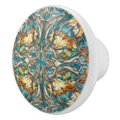 elegantes Jugendstil-Muster Keramikknauf (Rechts)