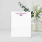 Elegantes Juwel Letterhead (Stehend Vorderseite)