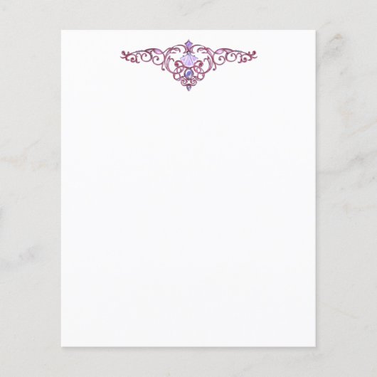 Elegantes Juwel Letterhead (Vorderseite)