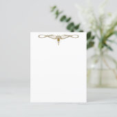 Elegantes Juwel Letterhead (Stehend Vorderseite)