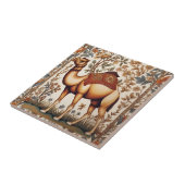 Elegantes Kamel William Morris Inspiriert Floral Fliese (Seite)