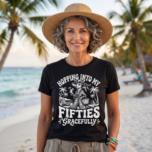 Elegantes Känguru 50. Geburtstagsgeschenk T-Shirt