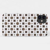 Elegantes kariertes Muster Case-Mate iPhone Hülle (Rückseite (Horizontal))