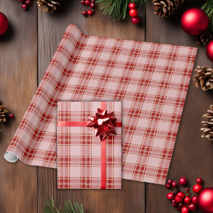 Elegantes Kariertes Muster Geschenkpapier