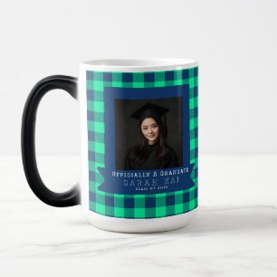 Elegantes Karo-Druck-Mutter-Abschlussgeschenk Verwandlungstasse
