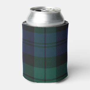 Elegantes Karo Rustikal Grün Klassisches Tartan Dosenkühler