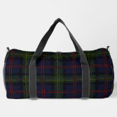 Elegantes Karo Rustikales Tartan Duffle Bag (Rückseite)