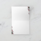 Elegantes katholisches Brautparty Dankeskarte (Innenseite)