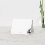 Elegantes katholisches Brautparty Dankeskarte (Rückseite)