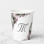 Elegantes katholisches Brautparty Pappbecher (Rückseite)