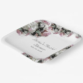 Elegantes katholisches Brautparty Pappteller (Gewinkelt)