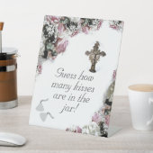 Elegantes katholisches Brautparty Pedestal-Zeichen Sockelschild (In SItu)