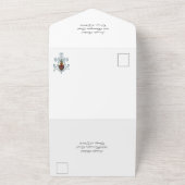 Elegantes katholisches Herz von Mary Wedding Einla All In One Einladung (Außenbereich)