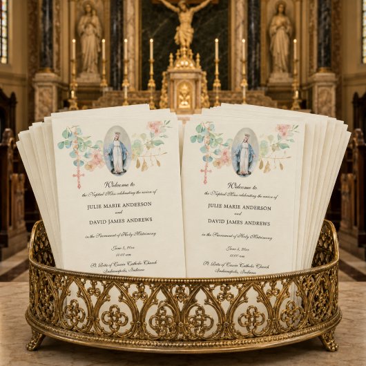 Elegantes katholisches Programm für Eukalyptus-Hoc