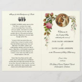 Elegantes katholisches Programm für traditionelle (Vorderseite)