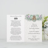 Elegantes katholisches Programm für traditionelle (Stehend Vorderseite)