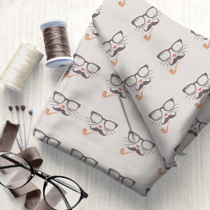 Elegantes Katzen-Intellekt #2 ID1073 Stoff