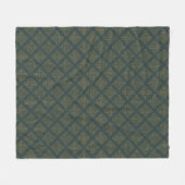 Elegantes keltisches Knoten-Muster Fleecedecke (Vorderseite (Horizontal))