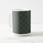 Elegantes keltisches Knoten-Muster Kaffeetasse (Vorderseite Links)