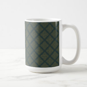 Elegantes keltisches Knoten-Muster Kaffeetasse