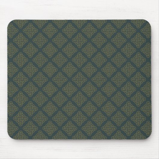 Elegantes keltisches Knoten-Muster Mousepad (Vorne)