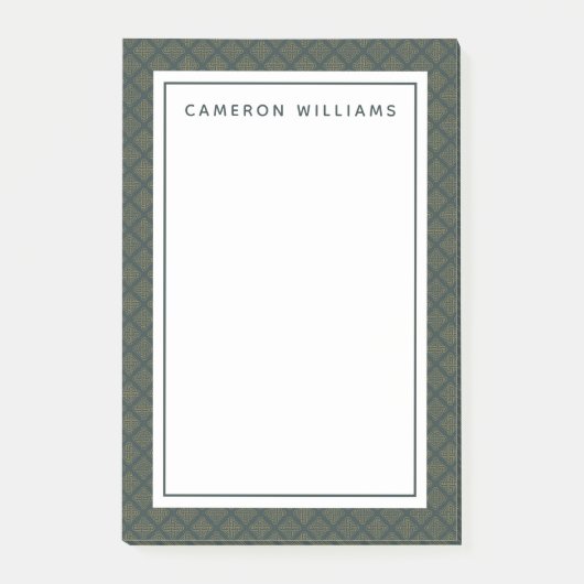 Elegantes keltisches Knoten-Muster Post-it Klebezettel (Vorderseite)