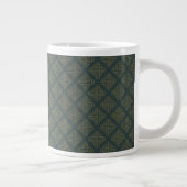 Elegantes keltisches Knotmuster Jumbo-Tasse (Rechts)