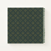 Elegantes keltisches Knotmuster Notizblock (Rückseite)