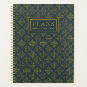 Elegantes keltisches Knotmuster Planer