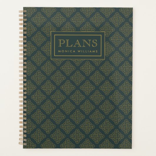 Elegantes keltisches Knotmuster Planer (Vorderseite)