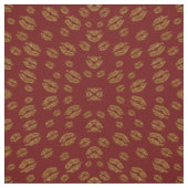 Elegantes Kissing Lips Druckwerk Stoff (Muster)