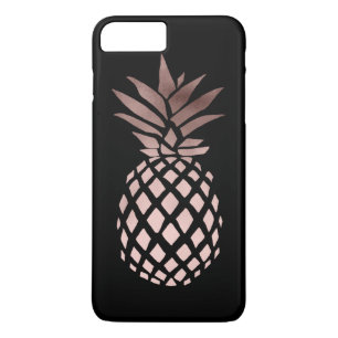 elegantes klares Imitat-Rosen-Goldtropische Ananas Case-Mate iPhone Hülle
